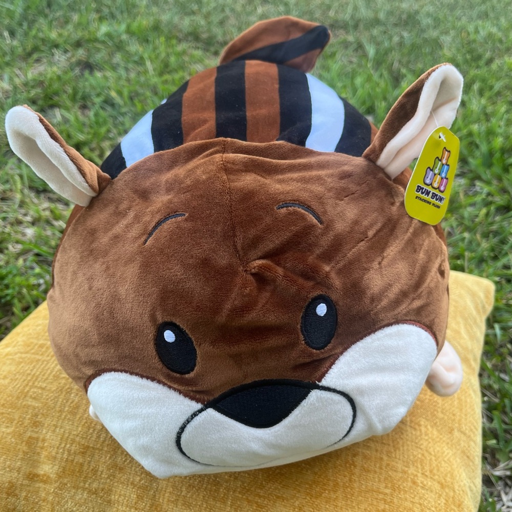 Bun Bun stacking plush, color brown, soft plush, 13 inches